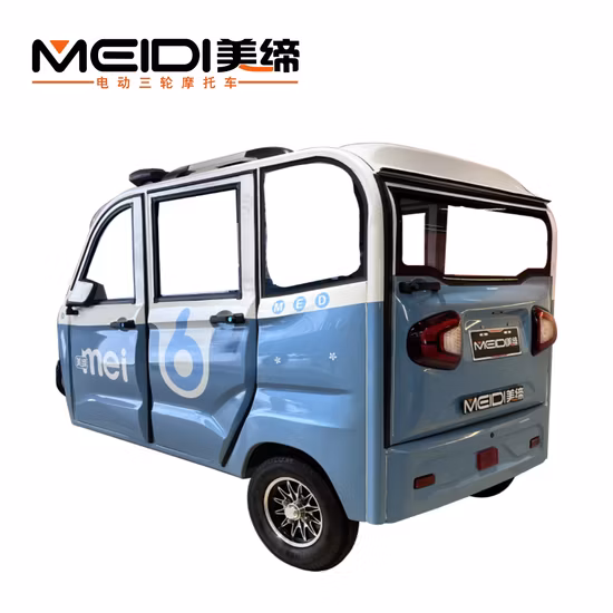 Triciclo elettrico 1200W 1500W 1800W Triciclo chiuso automatico solare