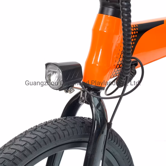 Bici elettrica Moutain con batteria al litio pieghevole in acciaio ad alto tenore di carbonio da 26 pollici 48 V di nuovo modello con luce